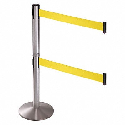 Barrier Post Yellow Belt 2 Belts