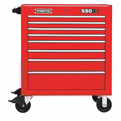 Rolling Tool Cabinet Red Heavy Duty