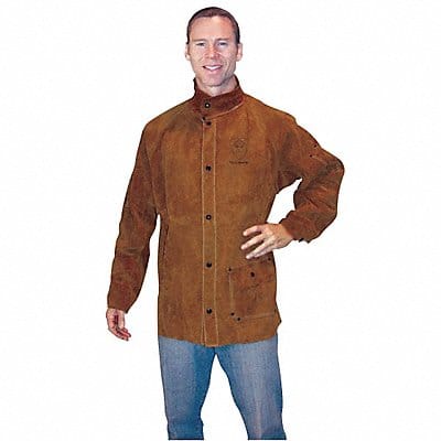4X 30Inimp Dk Brwn Lth Jacket