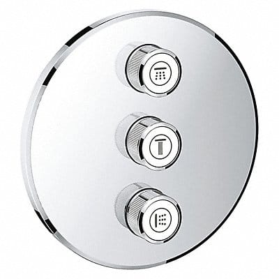 Triple Volume Control Trim Grohe Chrome