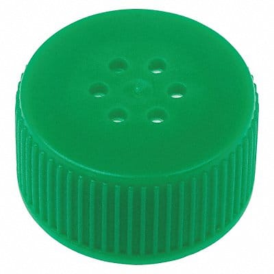Cap 22 mm Dia Green PK100
