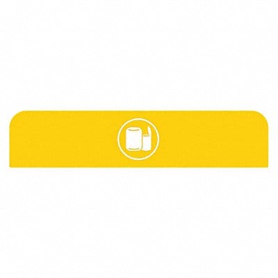 Recycle Label 8-1/2 H 1-25/32 W Ylw