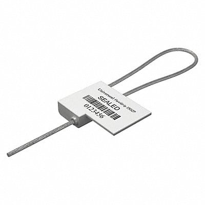 Cable Seals White Plastic PK50
