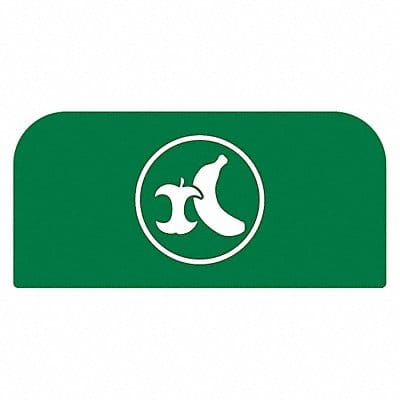 Recycling Sign 8-1/2 H 1-25/32 W Gr