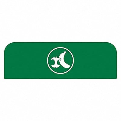 Recycling Sign 8-1/2 H 1-25/32 W Gr