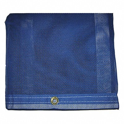 Mesh Tarp Blue 16 x 20 ft Cut Size