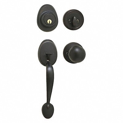 Knob Lockset Biscuit Style Aged Bronze Knob Lockset Biscuit Style Aged Bronze