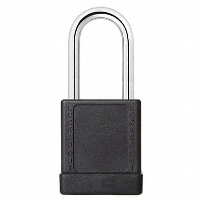 Lockout Padlock KD Black 2 H PK6