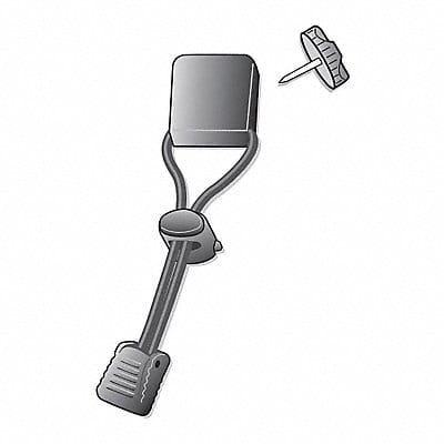Snap-On Clip 4-1/2 in L SS Threaded Stud