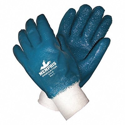 Chemical Gloves L Blue/White PK12