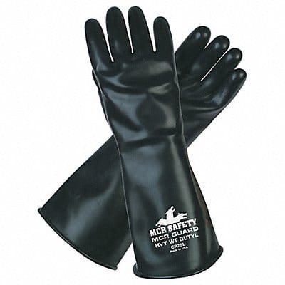 J4424 Chemical Gloves XL 14 in L Blk PR
