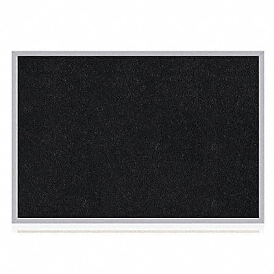 Bulletin Board 60-1/2 in W Black