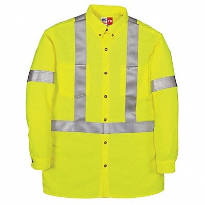 H5832 FR Long Sleeve Shirt Yellow L Button