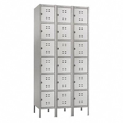 Bx Lckr 6x3Lckr Gray 78 x36 x18 Assm