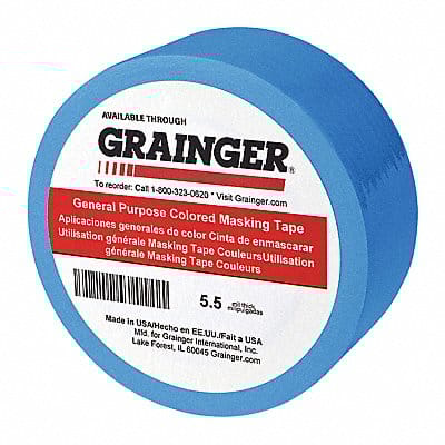 Masking Tape 3/4 W 60 yd L Blue PK48