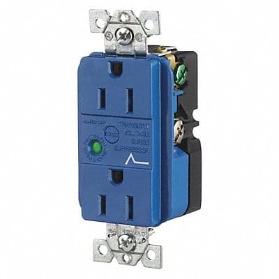 Receptacle 15A Nylon 2 Poles 125VAC