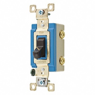 Wall Switch Brown 15A 2-Pole Switch