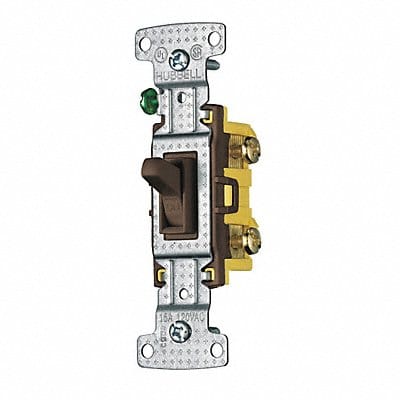Wall Switch Brown 1-Pole Switch 1/2 HP