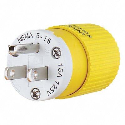 Straight Blade Plug Yellow/White 0.5 HP Straight Blade Plug Yellow/White 0.5 HP