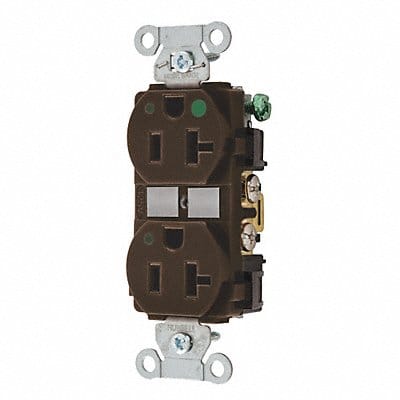 Receptacle Brown 1.0 HP Mounting Flush