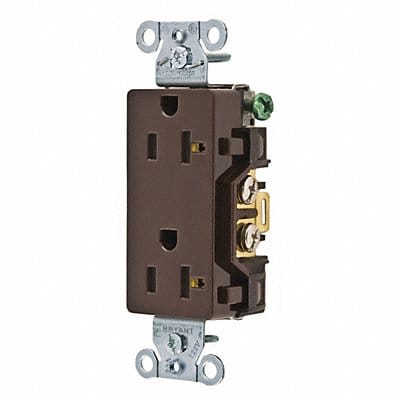 Receptacle Brown 20A Nylon 1.0 HP 125VAC
