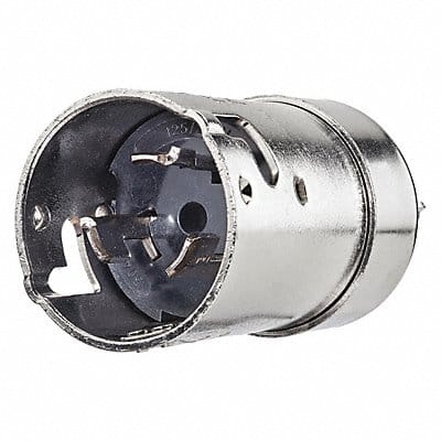 LckPlg Straight 50 A Silver Brass 4Blds