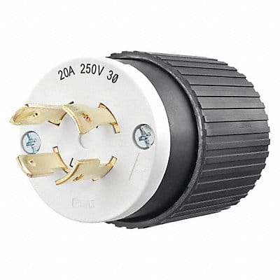 LckPlg Strt 20 A Blk White Nylon 4Blds LckPlg Strt 20 A Blk White Nylon 4Blds