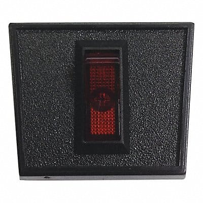 Rocker Switch SPST Panel Mount Red