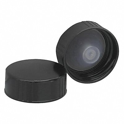 Cap 28 mm Dia Black PK100 Cap 28 mm Dia Black PK100
