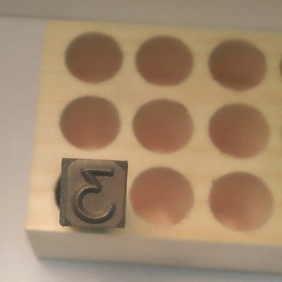 Hand Stamp 2-3/8 Shank L Steel