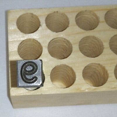 Hand Stamp 2-3/8 Shank L Steel