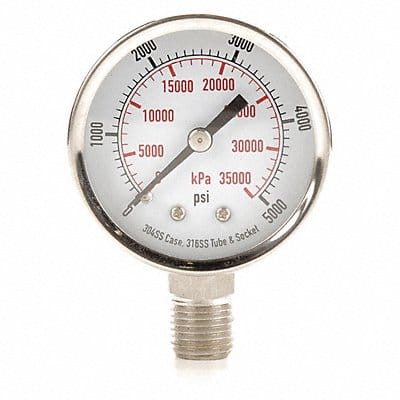 D1357 Pressure Gauge Test 2 In