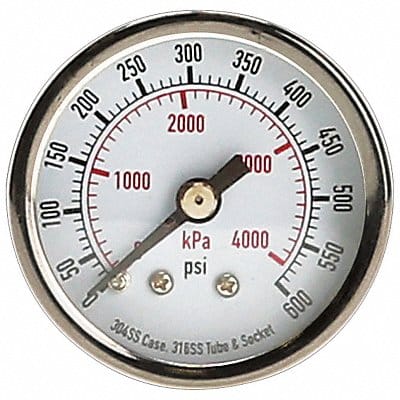 D1354 Pressure Gauge Test 1-1/2 In