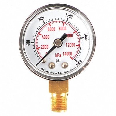 D1334 Pressure Gauge Test 1-1/2 In