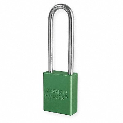 D8965 Lockout Padlock KA Green 1-7/8 H