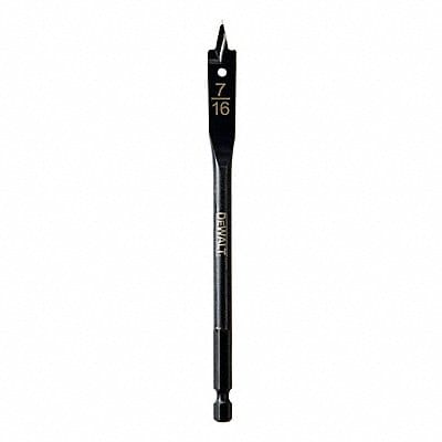 Spade Bit Dia 7/16 Shank Hex 1/4