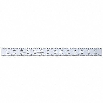 Flexible Rule SS 150 x 12.7mm 1mm 0.5mm