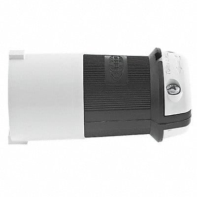 LckPlg Strt 30 A Blk White Nylon 4Blds