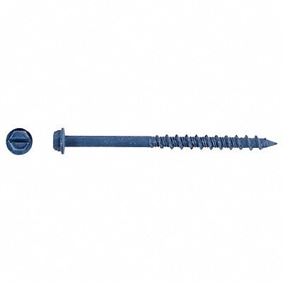ConcScrw HexWashr S 3/16 D 2-3/4 L PK100