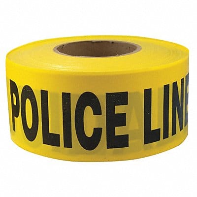 Barricade Tape Yellow 1 000 ft L 3 in