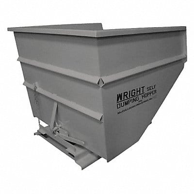 Self Dumping Hopper Medium Duty Gray
