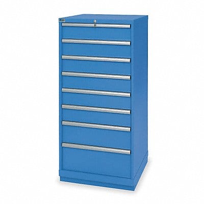 ModDrwrCab 57 x28.23 x28.5 BrtBl 8Drwr ModDrwrCab 57 x28.23 x28.5 BrtBl 8Drwr