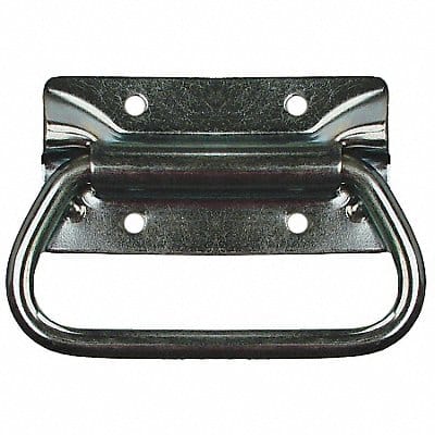 Folding Pull Handle Polished Zinc