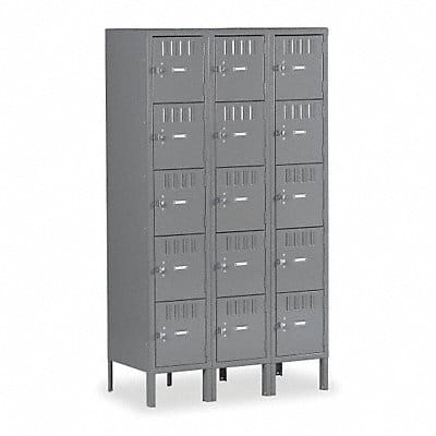 Bx Lckr 5x3Lckr Gray 66 x36 x15 Assm