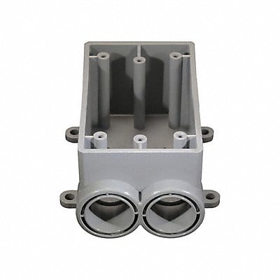 Weatherproof Box 2Inlet 1/2 in Hub PVC