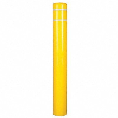 Bollard Cover Yellow 9 1/5 in Dia