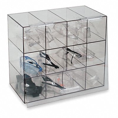Prot Eyewear Disp Case W/ Door Clr PETG