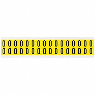 D4796 Carded Numbers and Letters 0