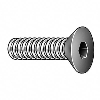 ScktFltHdScrw Steel 5/16 -24 5/8 L PK5