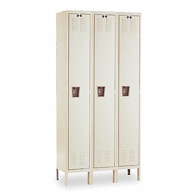 G3754 Wrdrb Lockr Lvrd 3 Wide 1 Tier Tan